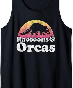 Raccoons and Orcas Raccoon and Orca Tank Top