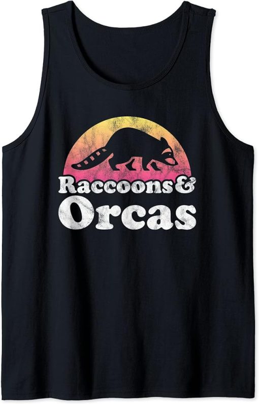 Raccoons and Orcas Raccoon and Orca Tank Top